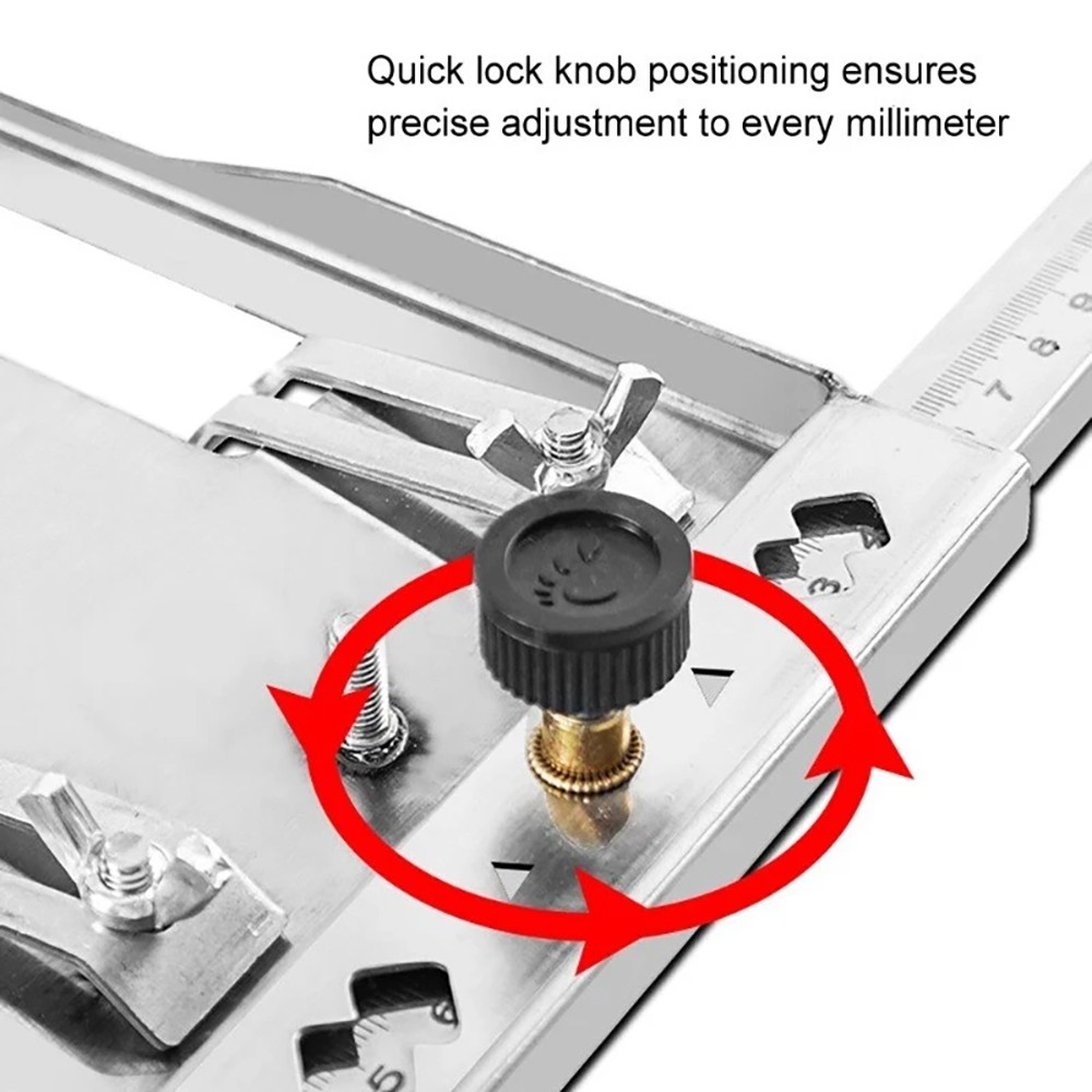 Cutting Machine Edge Guide Positioner 12.6 Inch Adjustable Circular Saw Guide