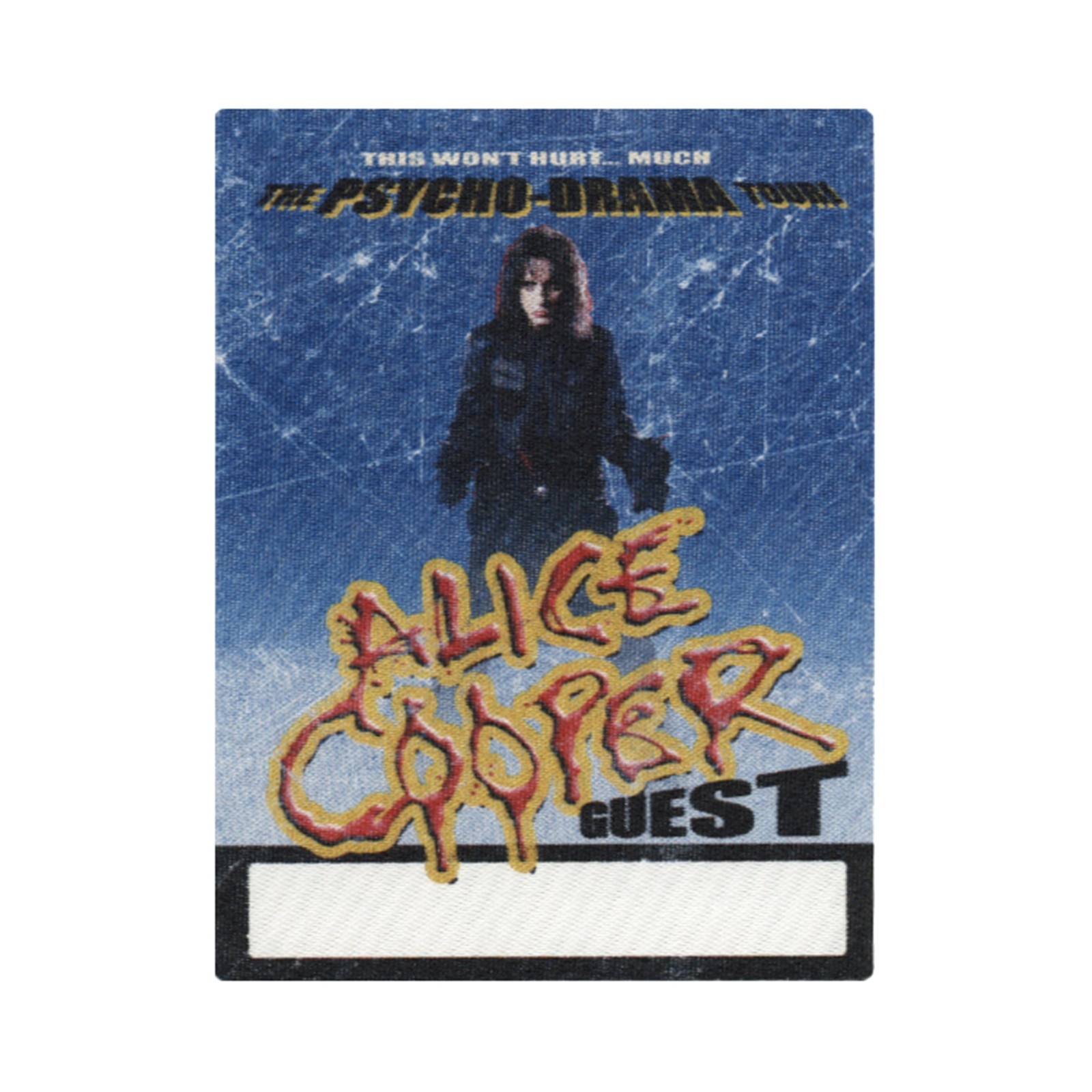 Alice Cooper 2008 Along Came a Spider Concert Tour Guest Backstage Pass