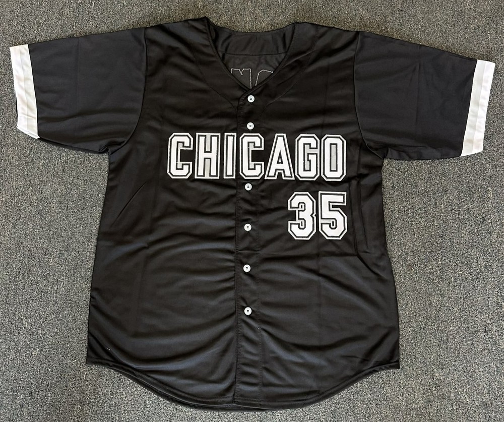 Frank Thomas Chicago White Sox Autographed Custom Style Jersey JSA-