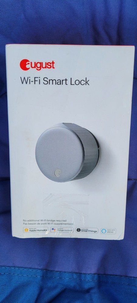 august wifi smart lock silver