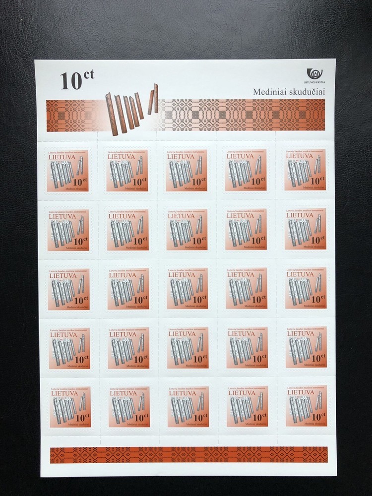 Lithuania 2012 Mi 1087/1092I First Issue MNH Full Sheets.Rare!