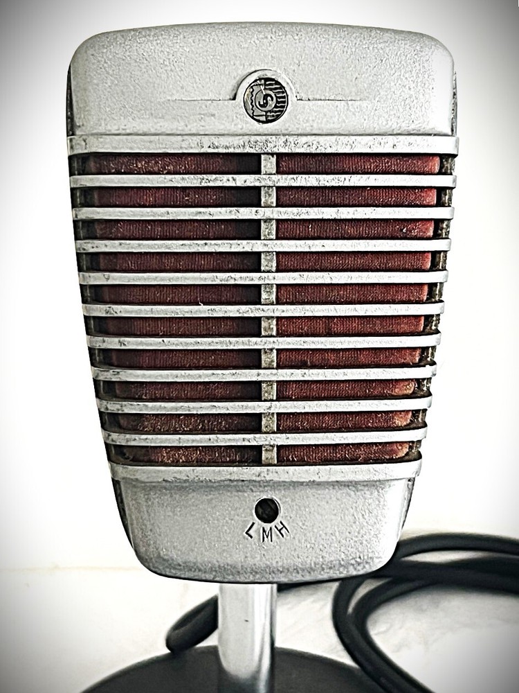Vintage 1960's Shure 51 Sonodyne Dynamic Microphone, original element, nice!