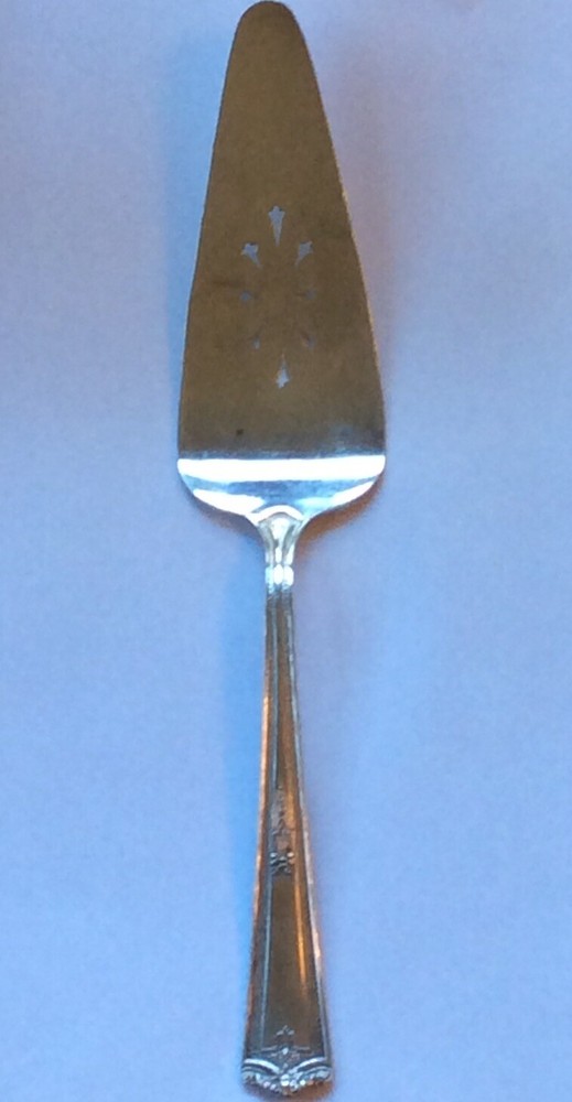 ✅️ANTIQUE WINFIELD SILVERPLATED 10” PIE Server, Ornate Desert Server Antique