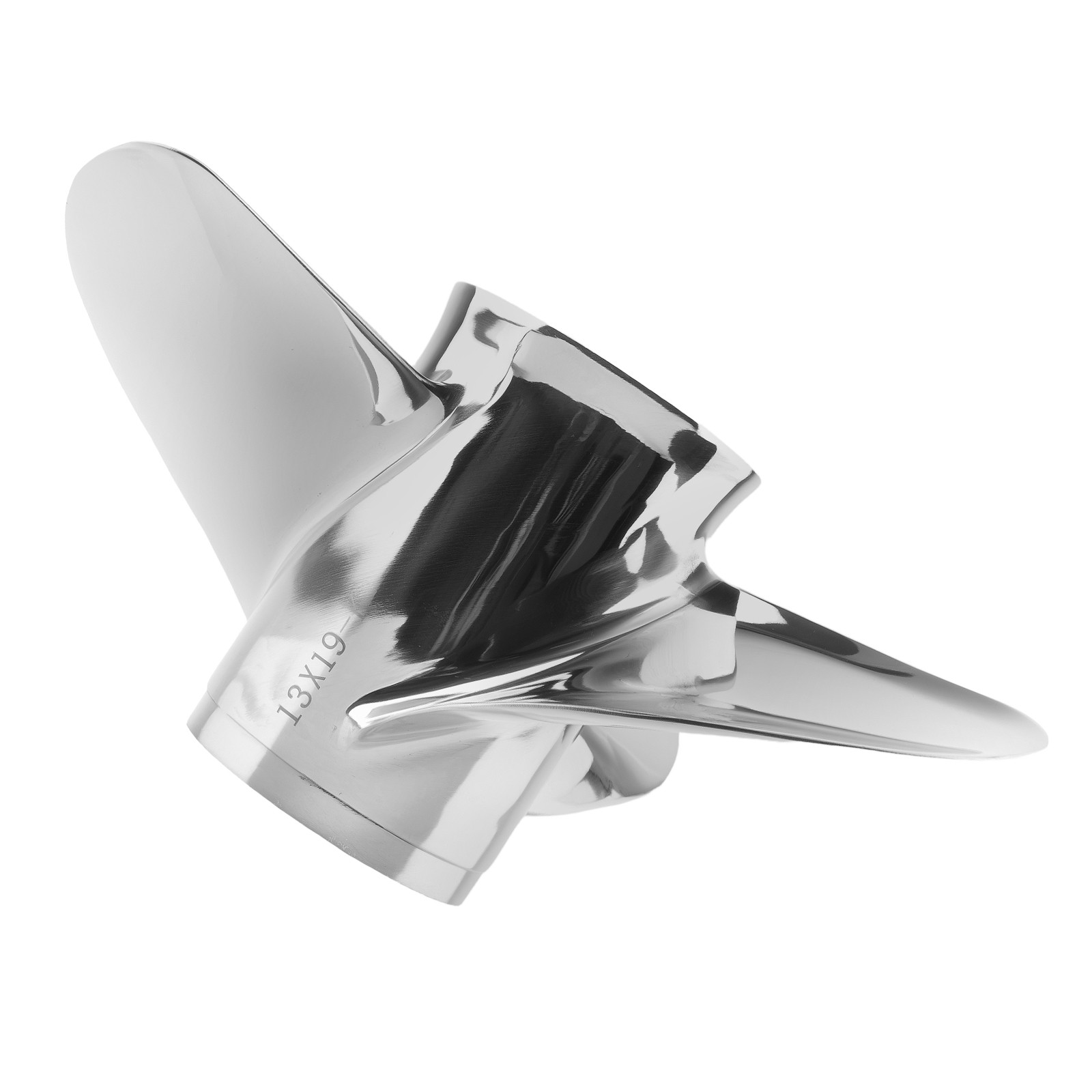 Boat Propeller for Yamaha F70 F75 F80 F90 F100 F115 13x19 Stainless 15 Spline