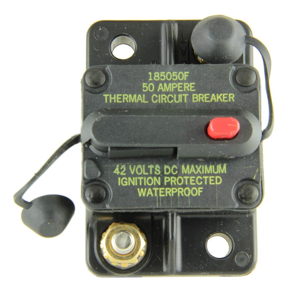 Bussmann CB185-50 Surface-Mount Circuit Breakers, 50 Amps (1 per pack)