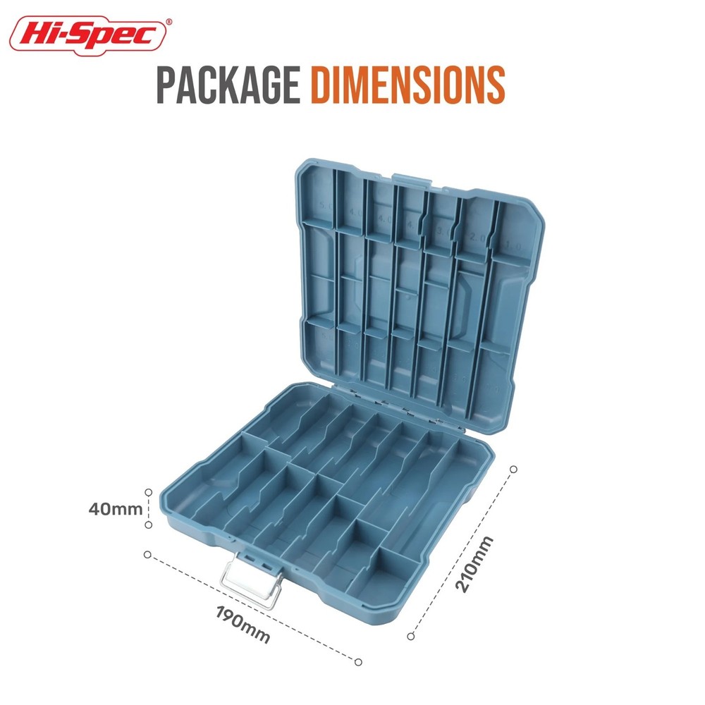 Empty Drill Bits Storage Box Toolbox Tool Accessories Woodworking Drill Bit Stor
