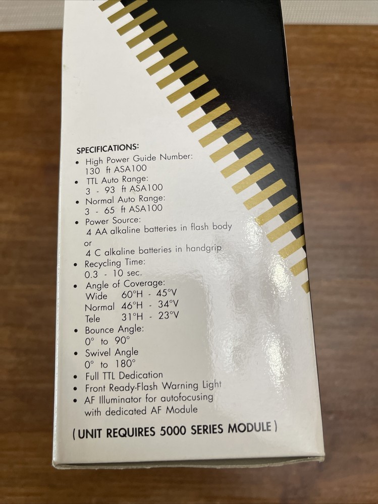 PROMASTER FTD 5950 ELECTRONIC FLASH NEW IN BOX