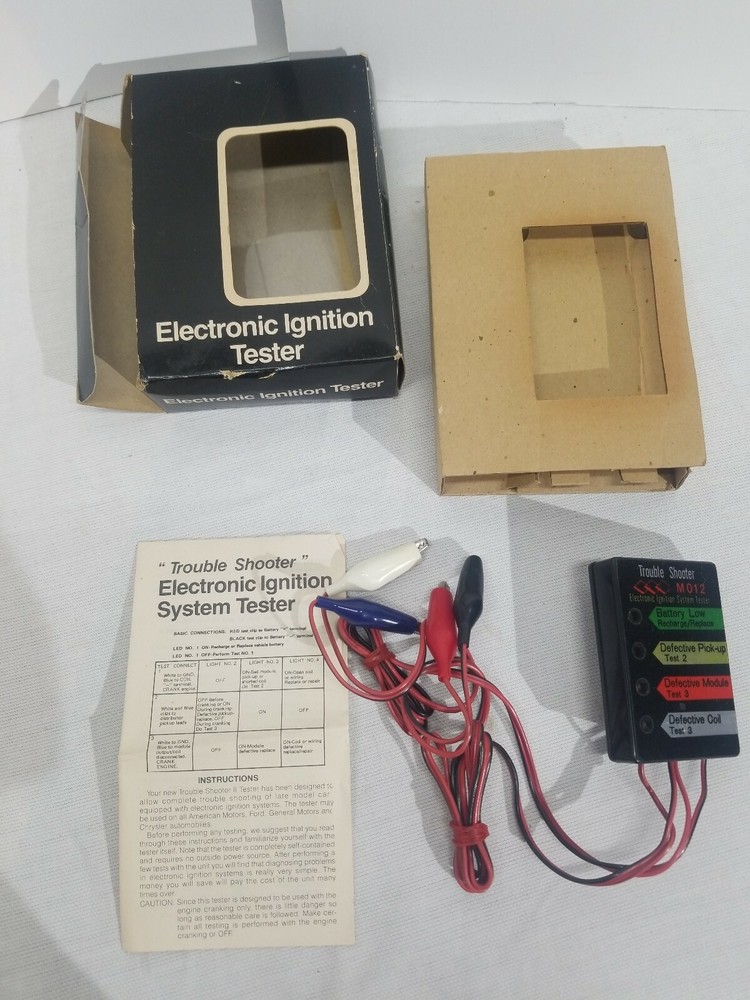 70'S VINTAGE ELECTRONIC IGNITION TESTER