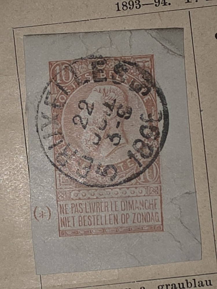 Foreign Belgium 10c Stamp Used - #I490