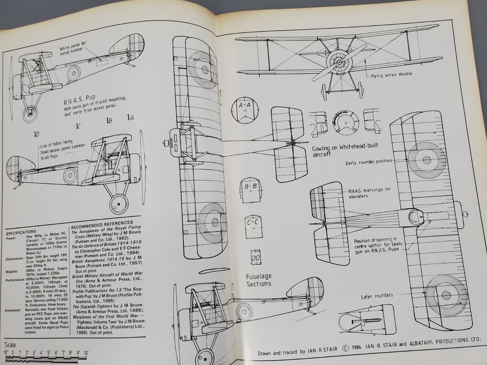 Windsock Datafiles # 2 Sopwith Pup By J. M. Bruce