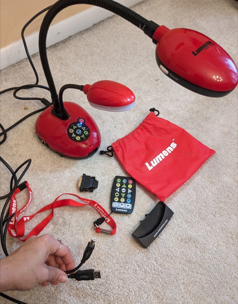 Lumens DC 170 high Definition Document Scanner Works!