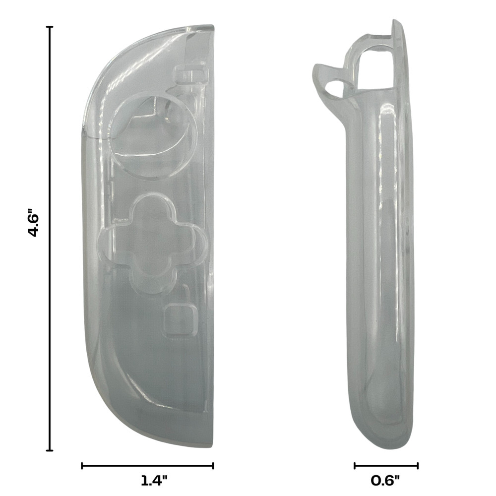 Clear Protective Case Cover for Nintendo Switch Joy-Con 2 TPU Shockproof Shell