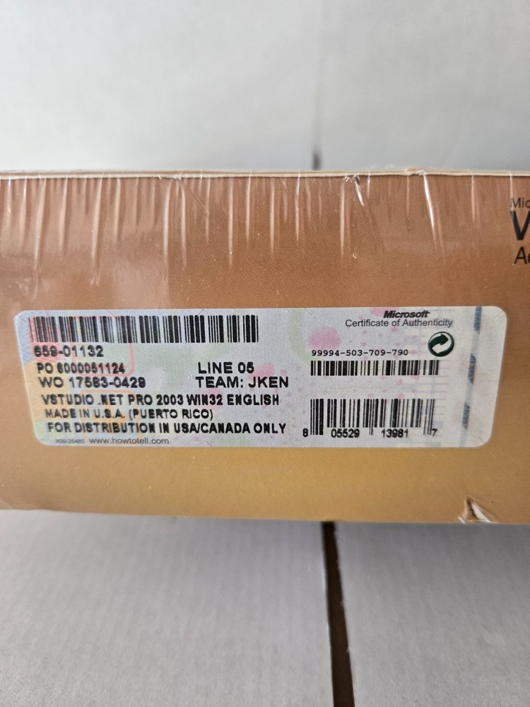 Microsoft Visual Studio .net Academic Version 2003