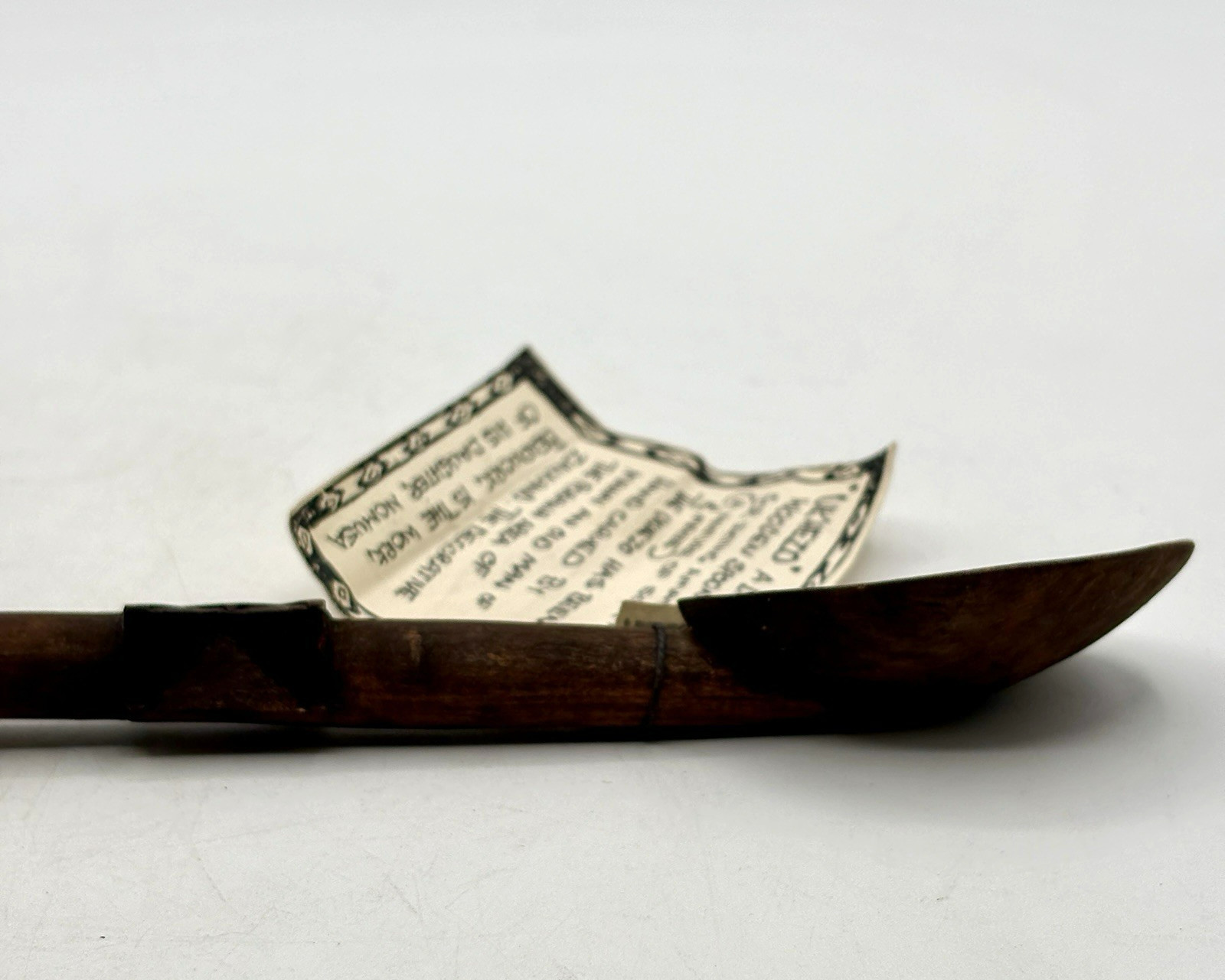 African Zululand Ukhezo Beaded Spoon South Africa 12" L - New w/ Tag - Handmade