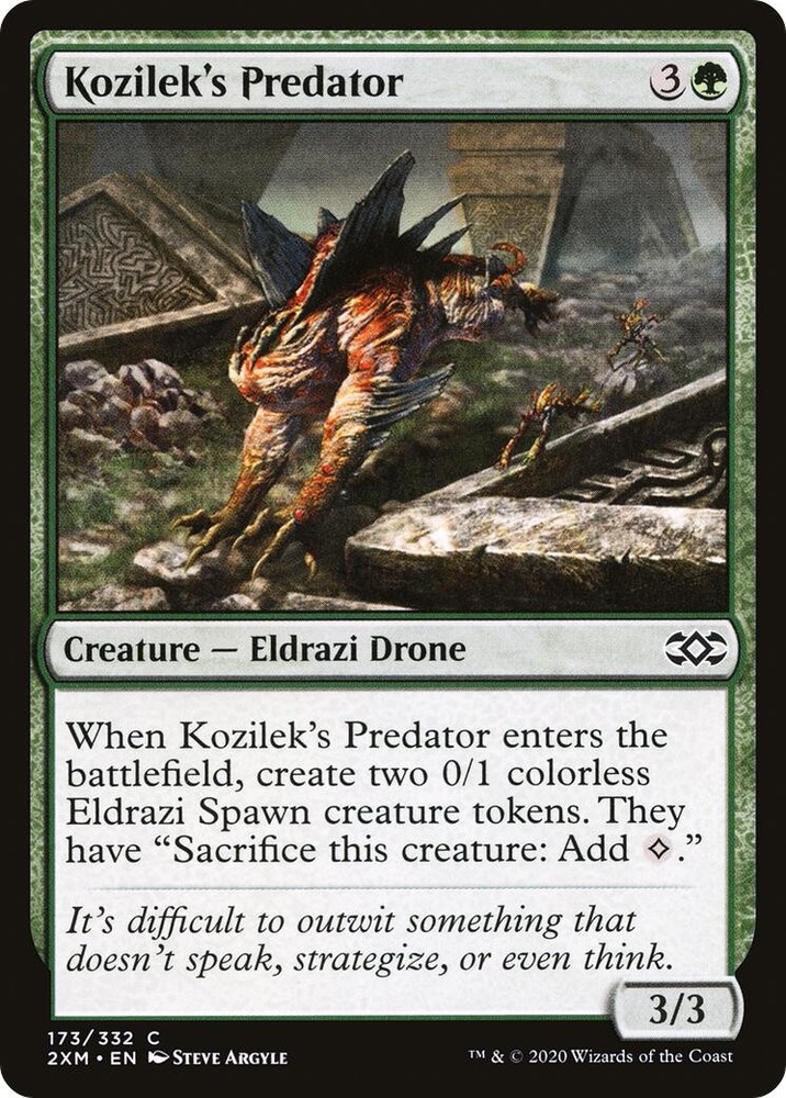 Kozilek's Predator Double Masters 173 MTG LP