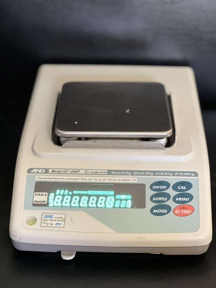 A&D GF 200P /300P /6000 Precision Lab Balance Scale Read Description