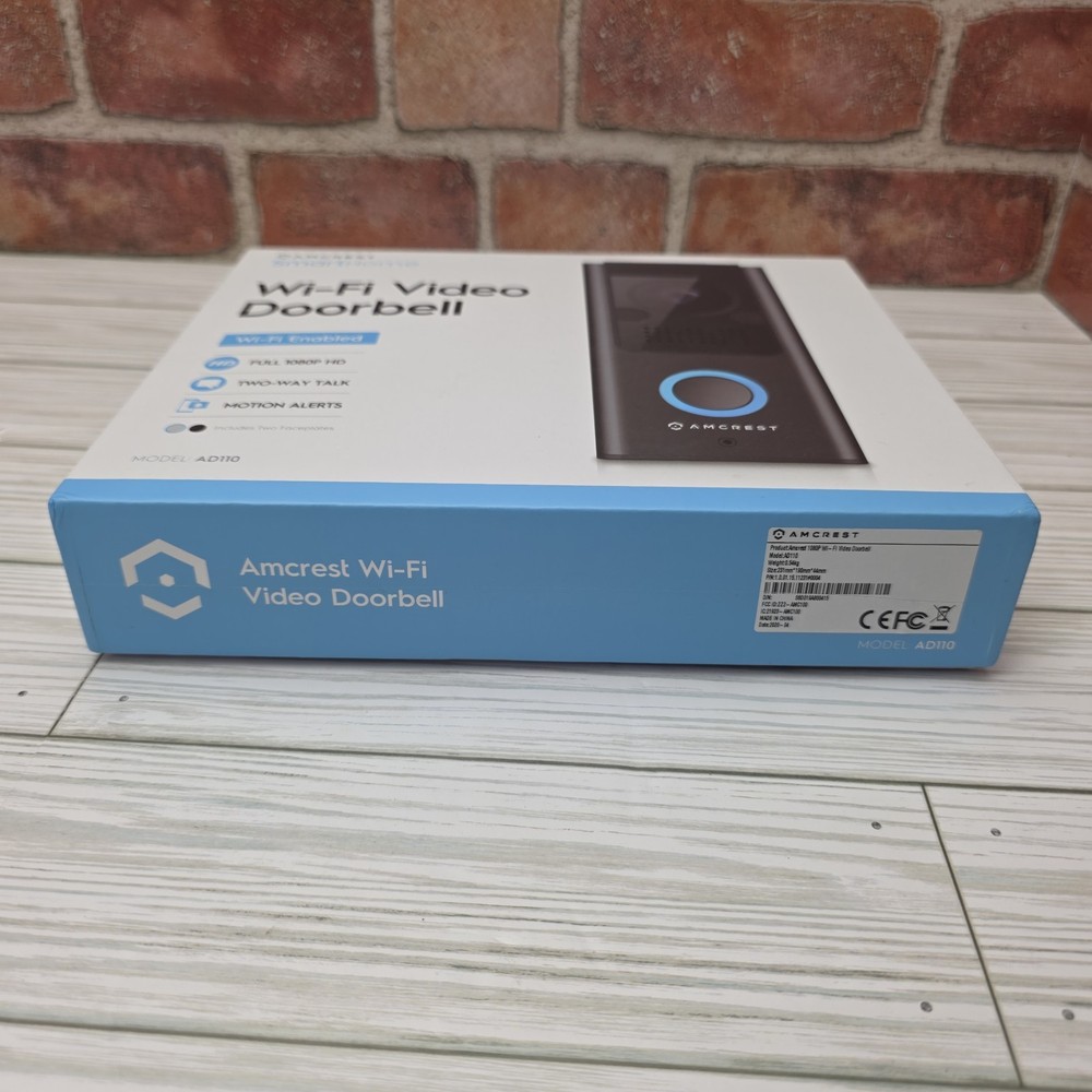 Smart WiFi Video Doorbell Wireless Door Bell Intercom Security Camera UNTESTED