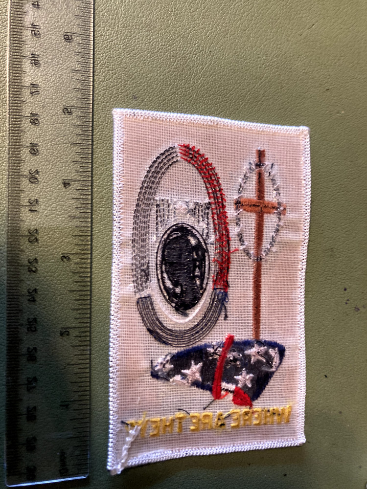 POW*MIA - Where Are They? Embroidered Patch