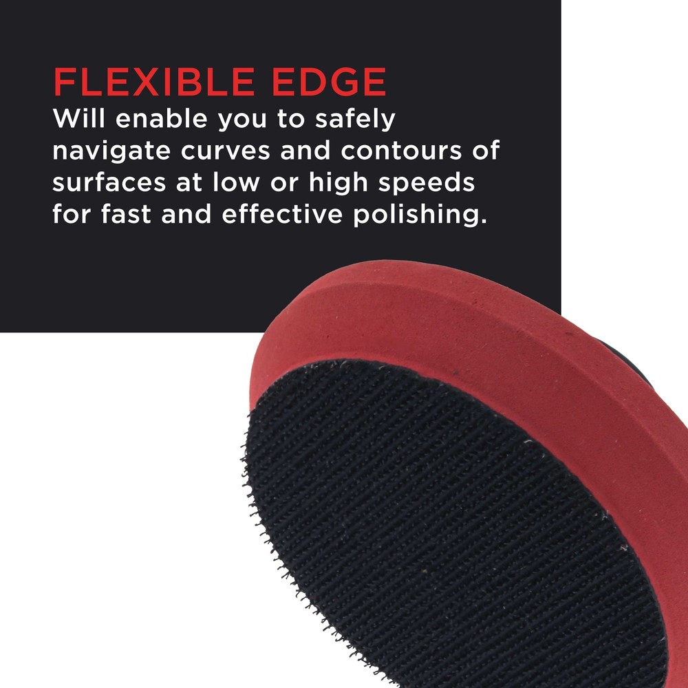 2-3/4" Hook & Loop Grip Backing Plate Pad, 5/8", For 3" Buffing Polishing Pads