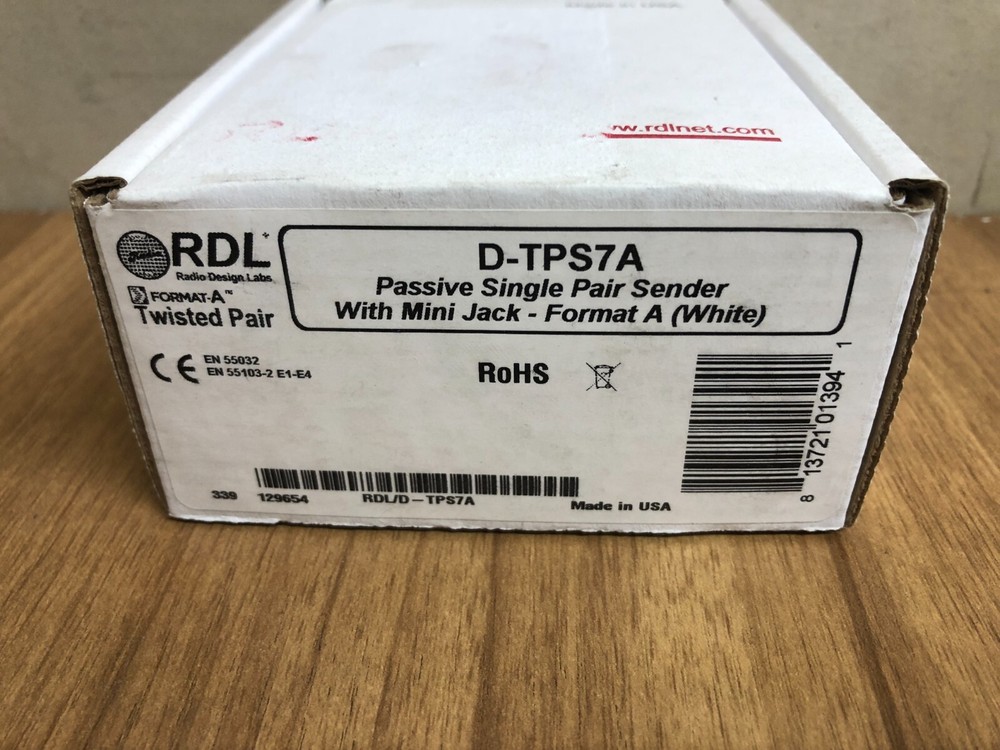 RDL D-TPS7A Passive Single-Pair Sender