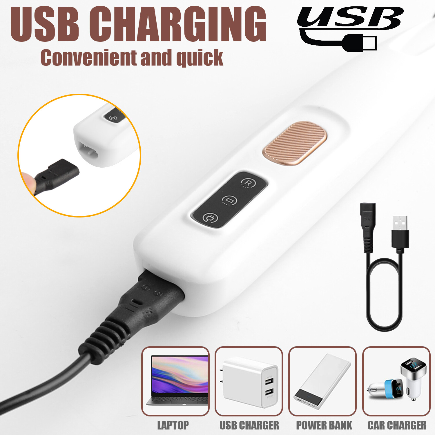 Dog Paw Fur Trimmer Low Noise Cordless Electric Pet Hair Clippers for Cat & Dogs