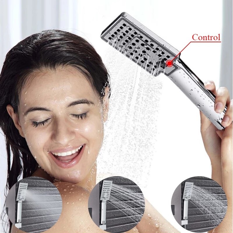 Brushed Gold Shower Panel Tower System LED Rainfall Waterfall Head Faucet Set