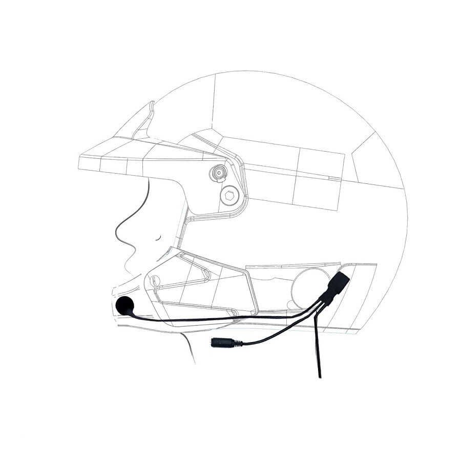 ZeroNoise NEXUS Intercom Headphones Compatible with Brave, Interpid, Fearless