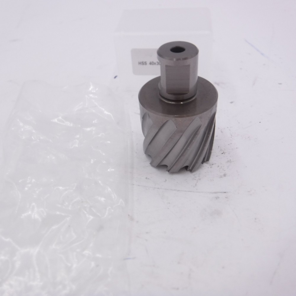 HSS 40 x 30mm Annular Hole Cutter 1' Depth