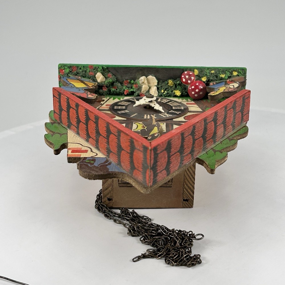 Vintage Chalet Style Helmut Kammerer Cuckoo Clock W/ Pendulum UNTESTED