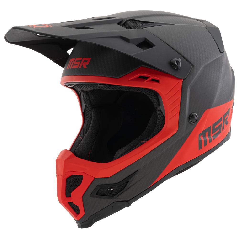 MSR™ Carbon Hex Helmet w/MIPS Medium Matte Black/Red