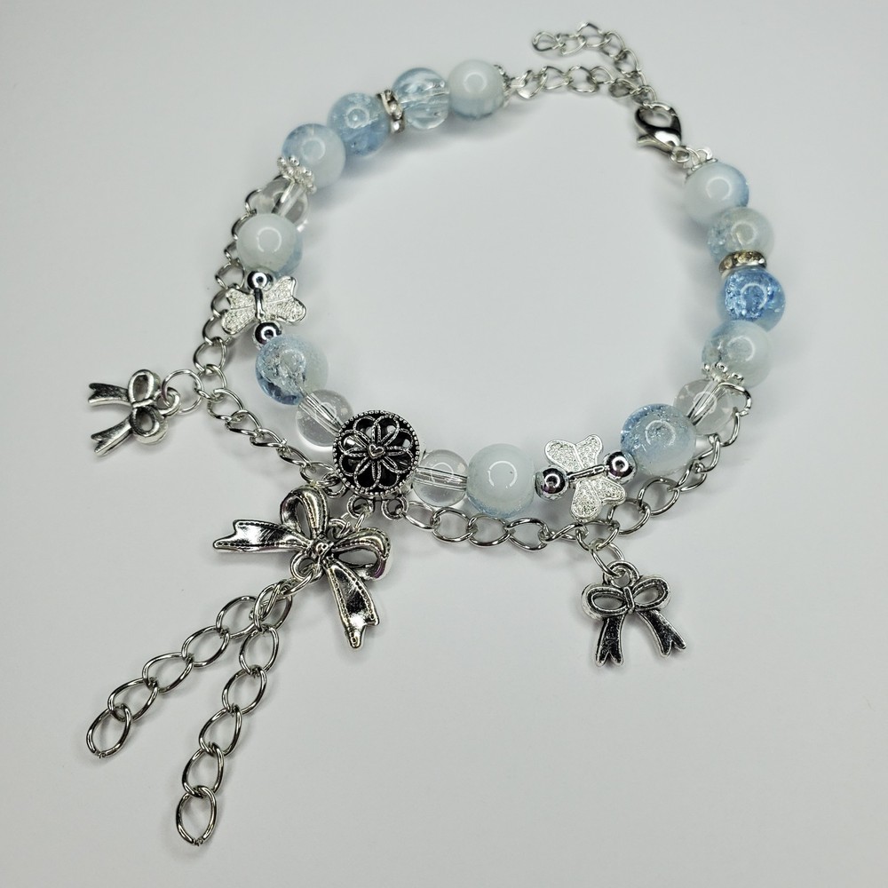 Hand crafted artisan unique gemstone bracelet