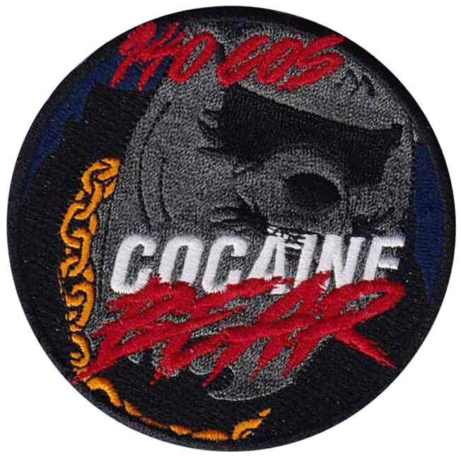 USAF 140th CYBERSPACE OPERATIONS SQUADRON – COCAINE BEAR PATCH