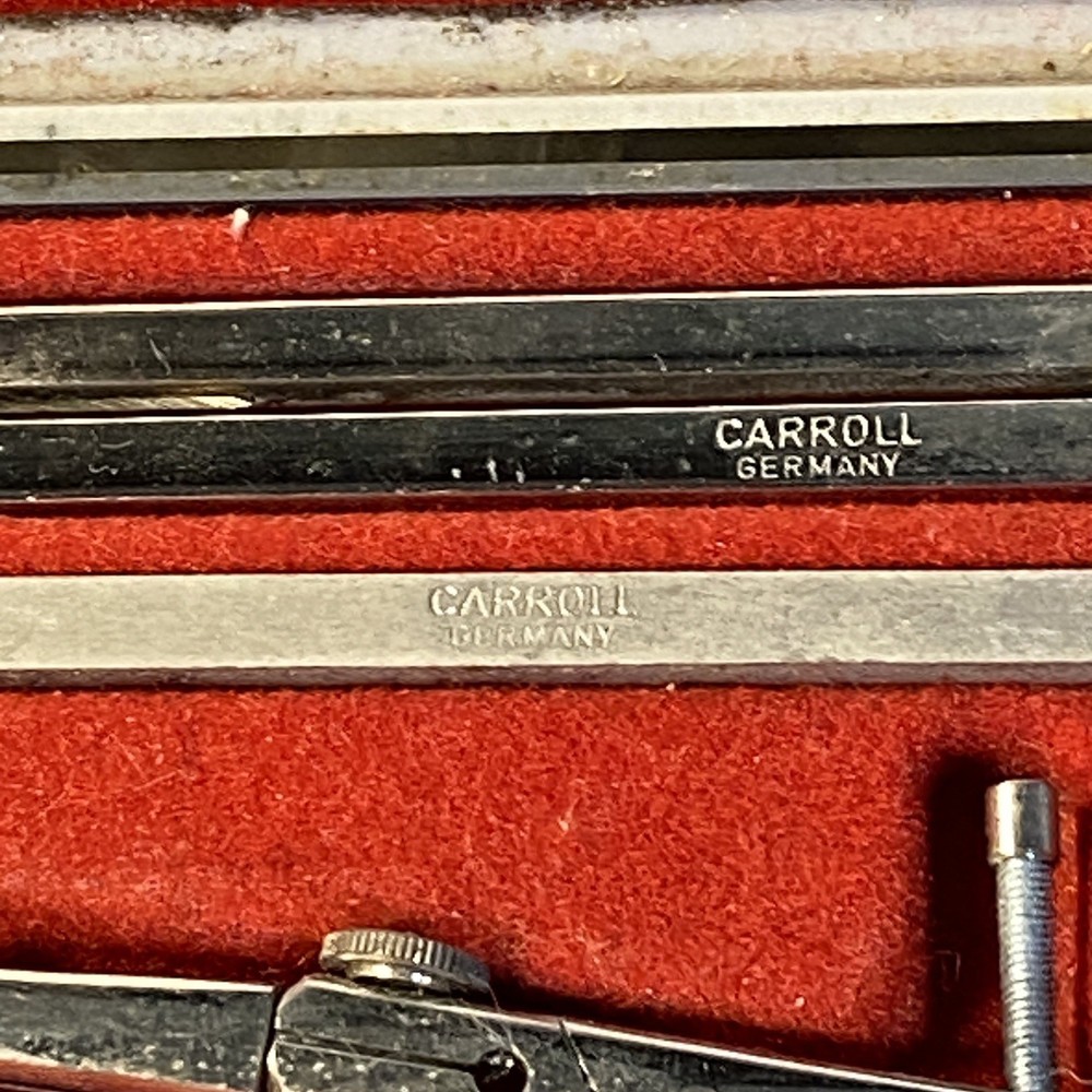 Vintage Carroll Drafting Set w/Case Germany