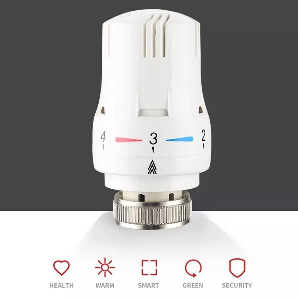 Constant Temperature Valve Head for Radiators Compatible Thread M30 x 1 5