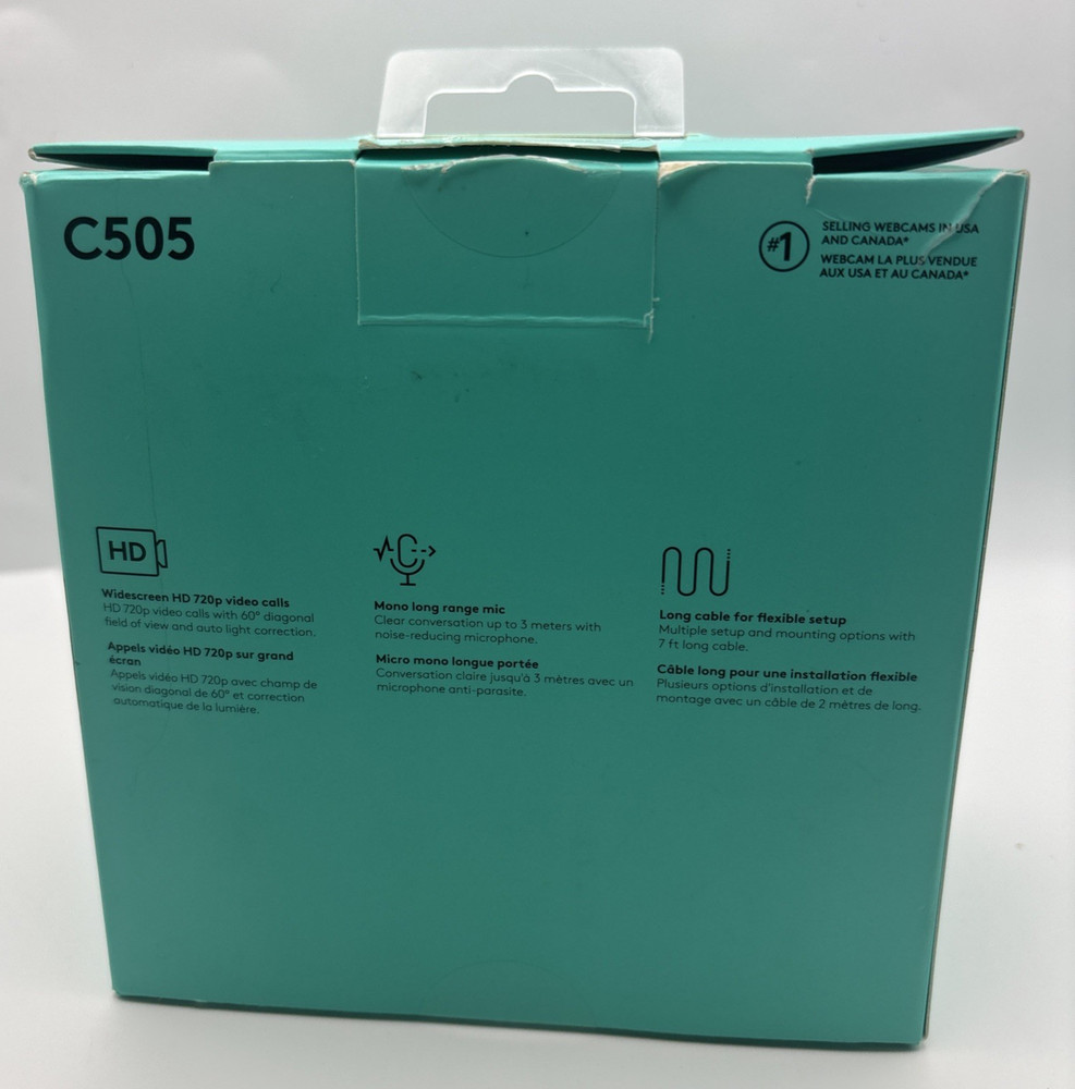 Logitech C505 HD Webcam-New