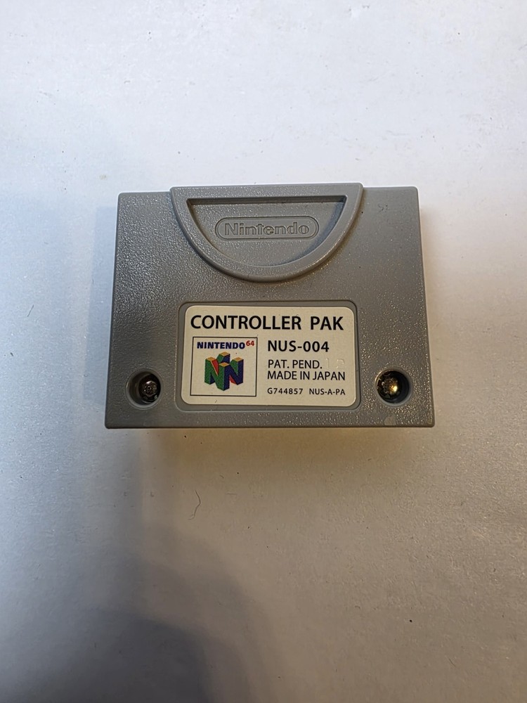 OEM Nintendo 64 N64 Controller Pak NUS-004 Tested Working
