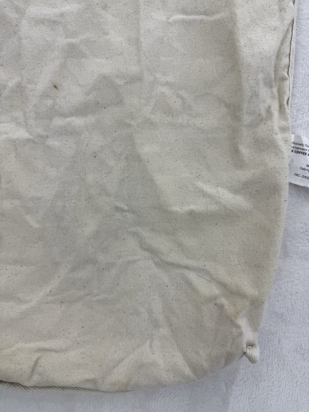 Starbucks Disney 50th Anniversary Cream Tote Bag Magic Kingdom