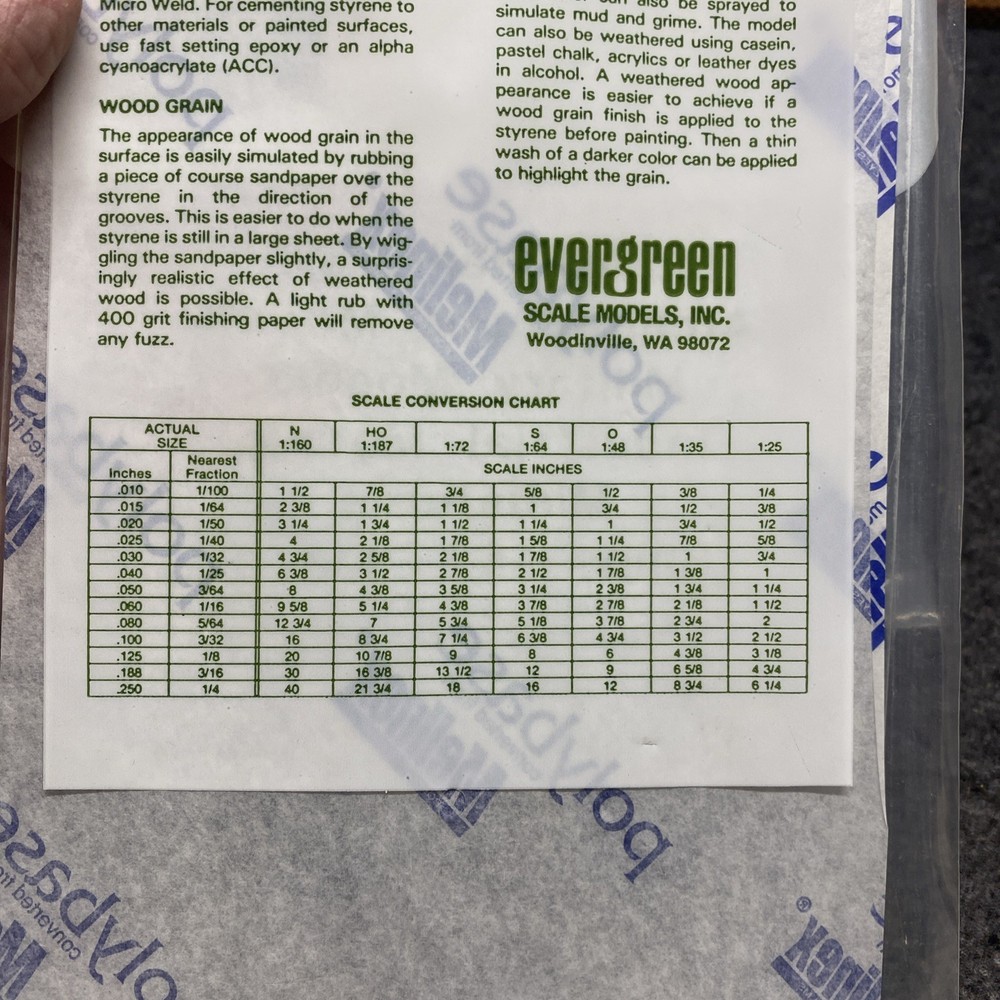 Evergreen Scale Models Open Pkg Sheet Styrene White & Clear Plus (DI021026-05)