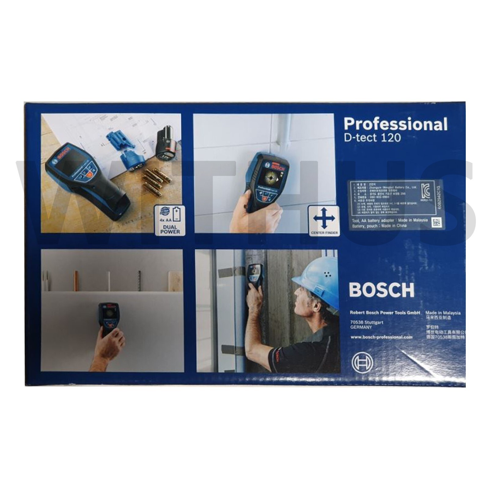 Bosch D-TECT 120 Professional Universal Detector of all Materials Wall Scanner