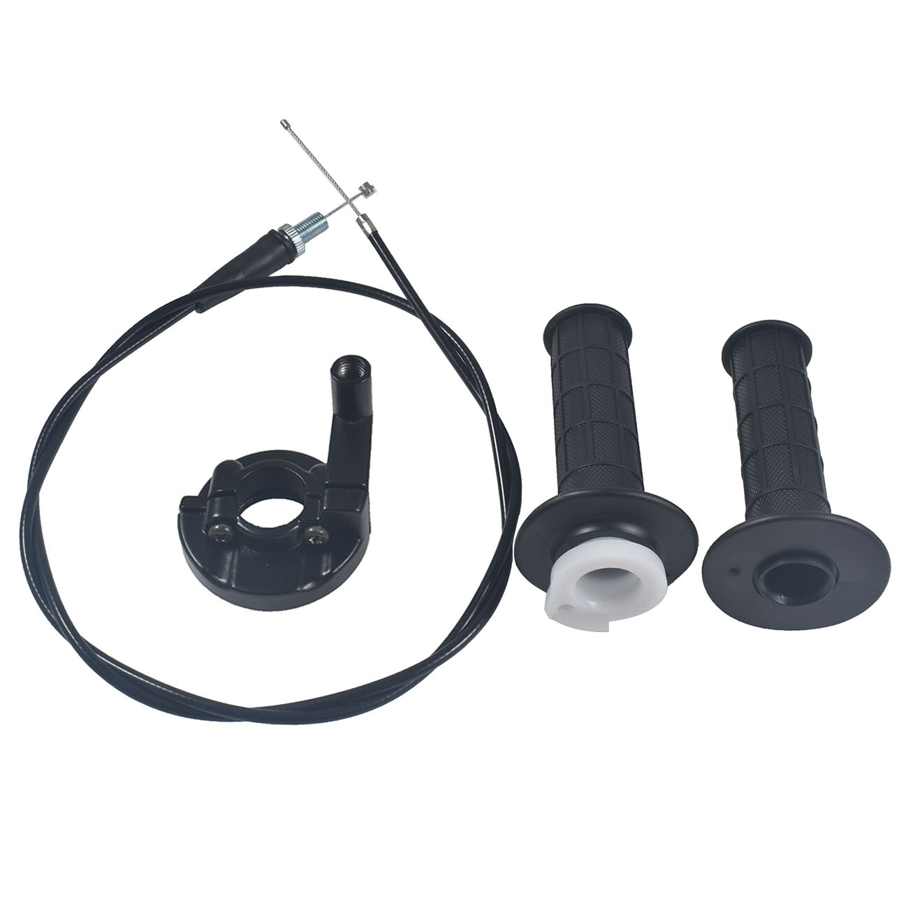 For Coleman CT200U Trail 200 Mini 196cc Bike Throttle Hand Grips Cable Clamp Kit