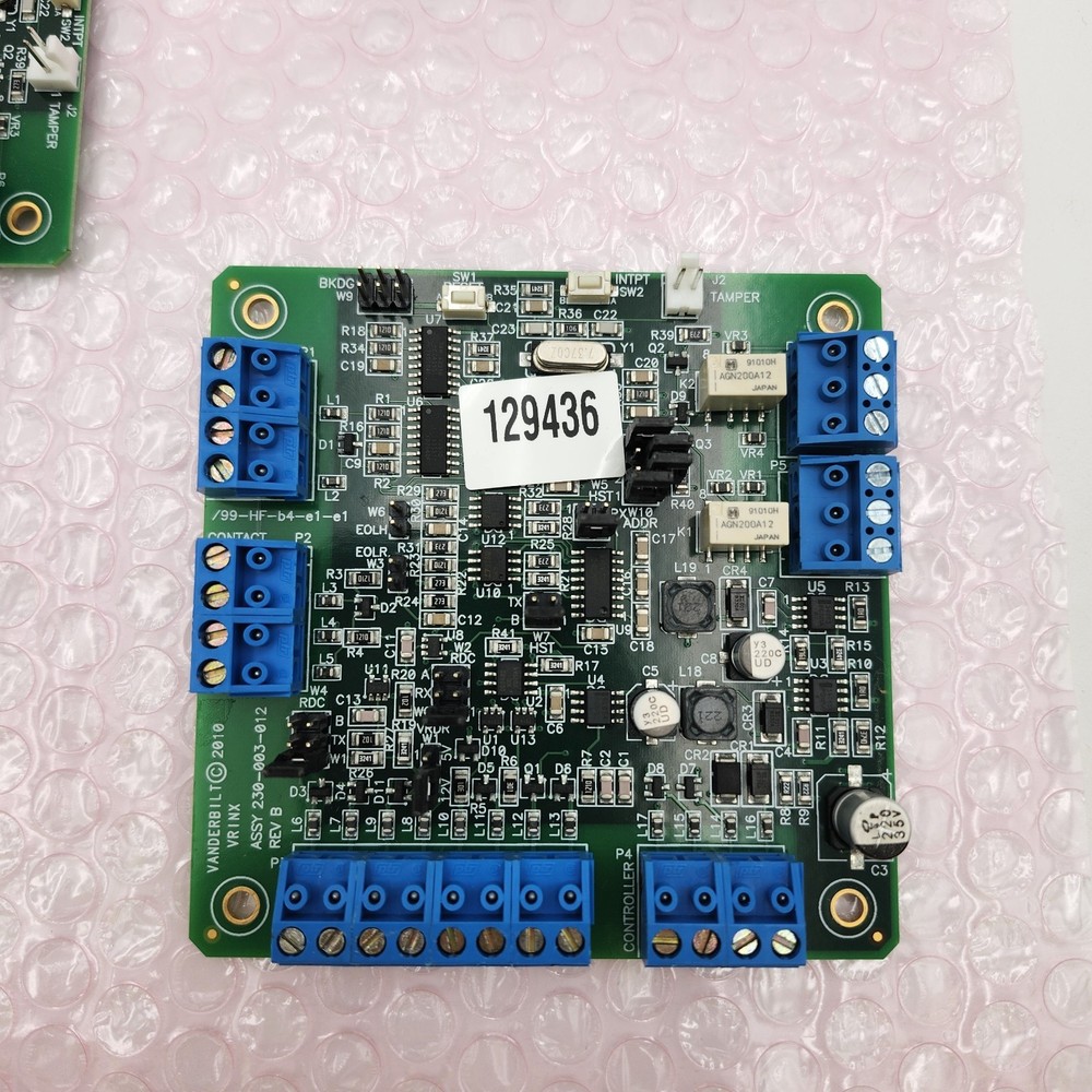Lot of 5 Vanderbilt VRINX Reader Interface Boards