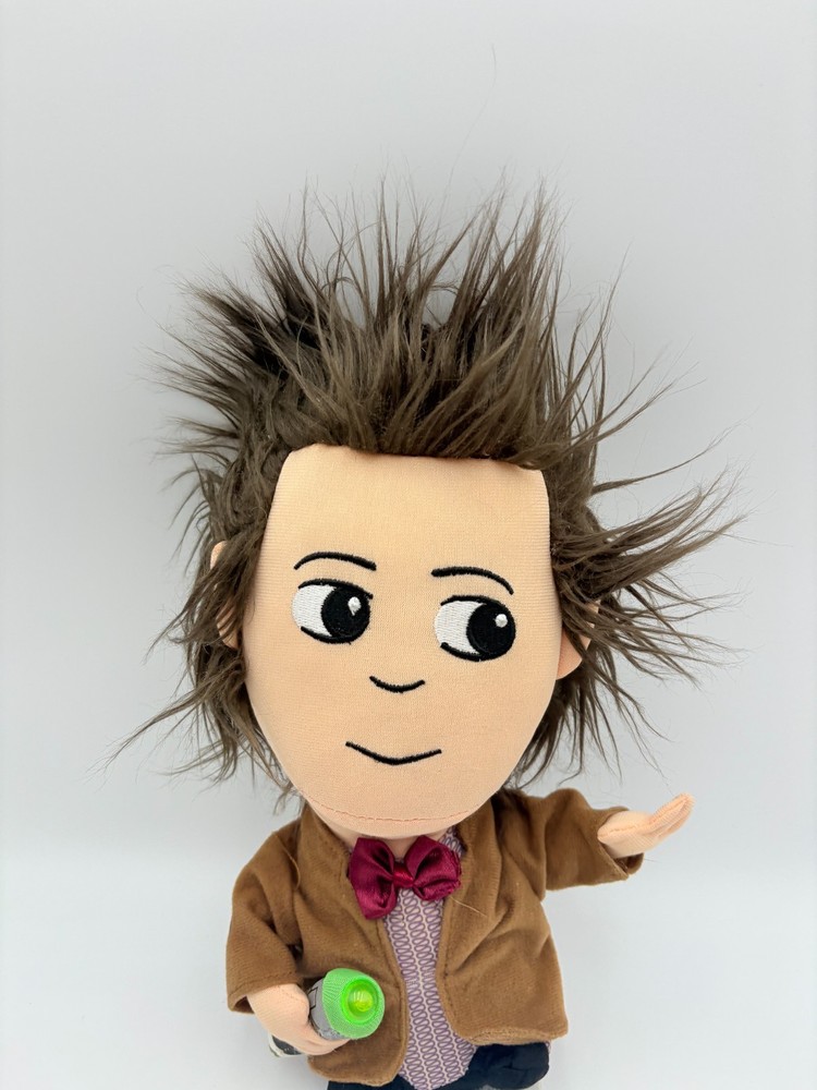 Doctor Who Sonic Screwdriver Plush Figure Talking Sounds INteractive Tested Work