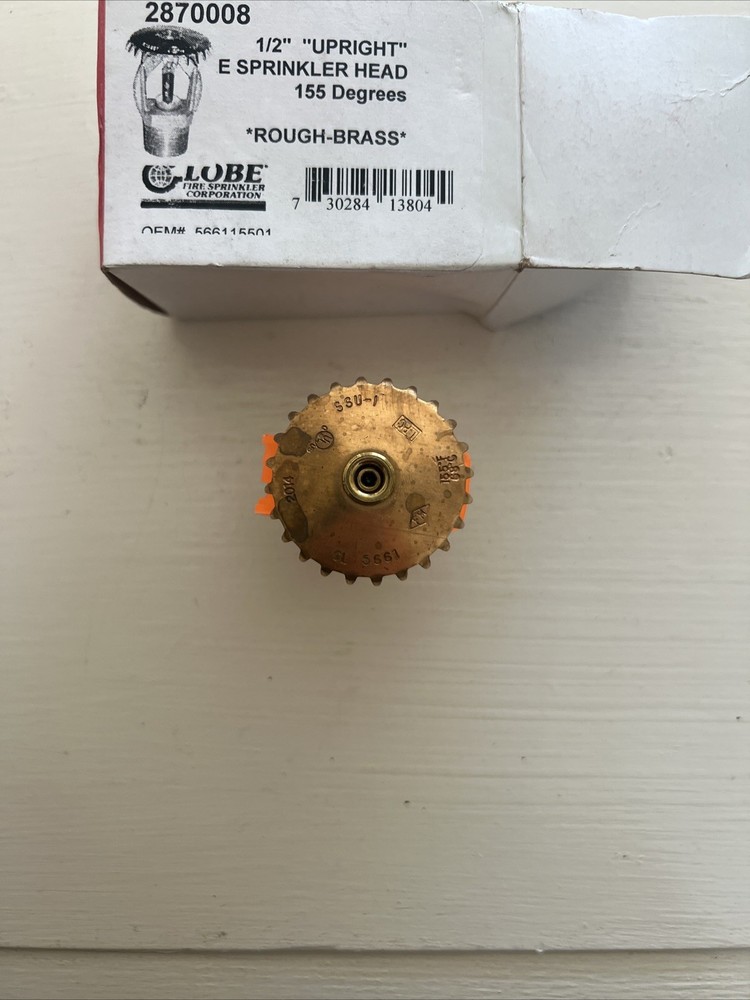 1/2” Upright E Sprinkler Head 155 Degrees: 6 Of Them