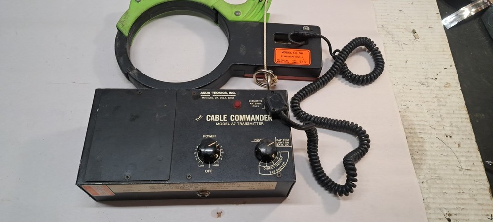 AQUA-TRONICS CABLE COMMANDER MODEL A7 UNTESTED NEEDS BATTERY