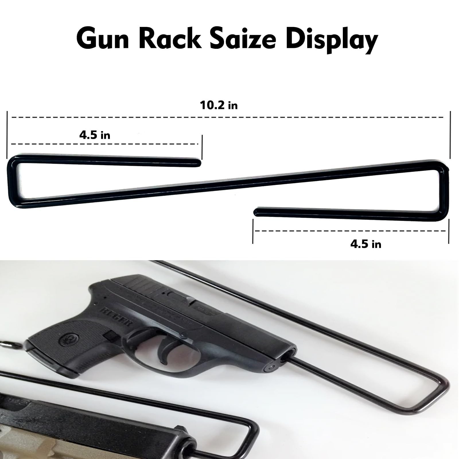 Pistol Rack for Gun Safe 10 PCS Handgun Rack Safe Accessories