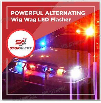 WigWagger 240 STRONG ALTERNATING EMERGENCY POLICE HEADLIGHT FLASHER LED STROBE