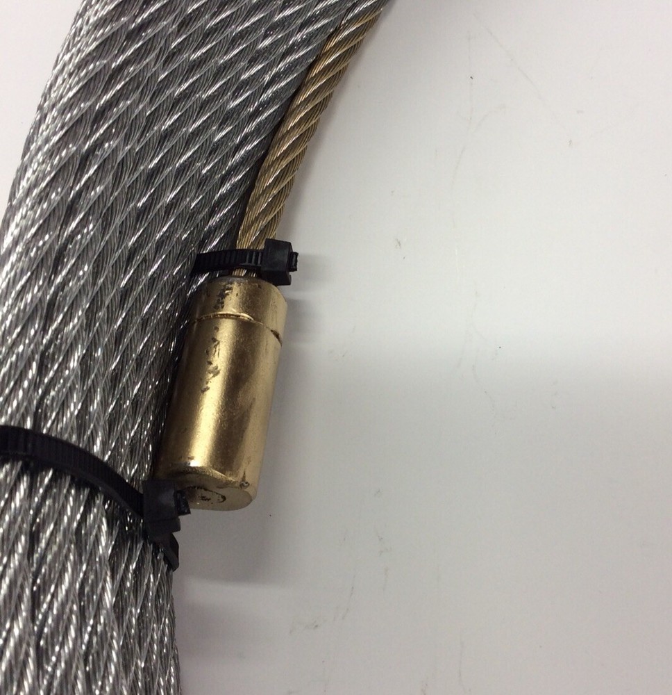 Water Service Line Slitter Puller Trenchless Pipe Replacement Cable 3/8”x 75’