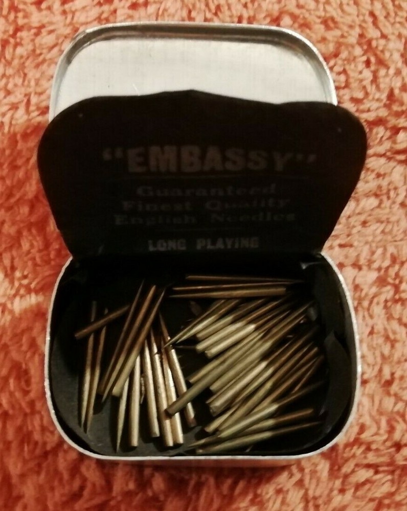 PG 452 GRAMOPHONE NEEDLES EMBASSY RADIOGRAM BOX GRAMOPHONE DOTS