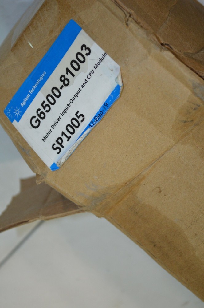 Agilent Technologies G6500-81003 Motor Driver Input/Output & CPU Module