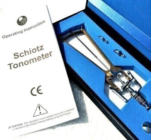 Schiotz Tonometer For Ophthalmology & Optometry In case